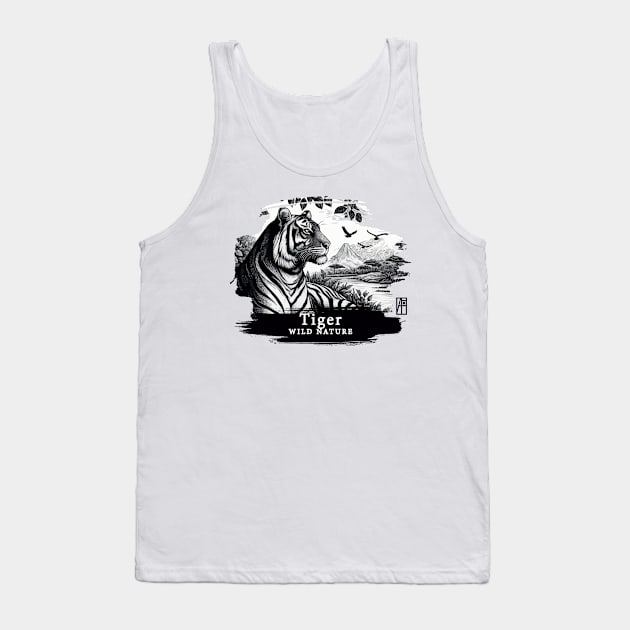 Tiger- WILD NATURE - TIGER-4 Tank Top by ArtProjectShop